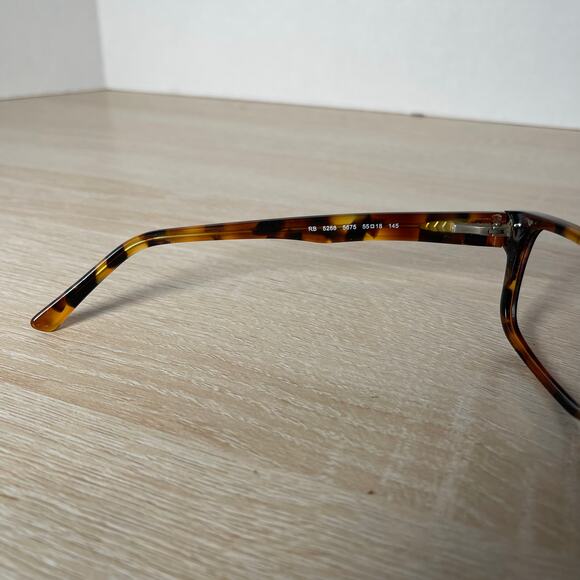 Ray-Ban RB5268 5675 Eyeglasses Tortoise Shell Frames Only 55-18-145 - Picture 5 of 9
